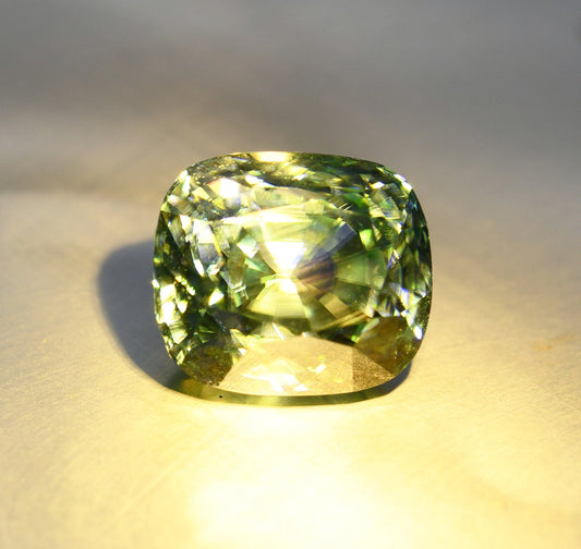 9.11ct Natural Color Change Zircon | Rare African Cushion Cut ZCON19