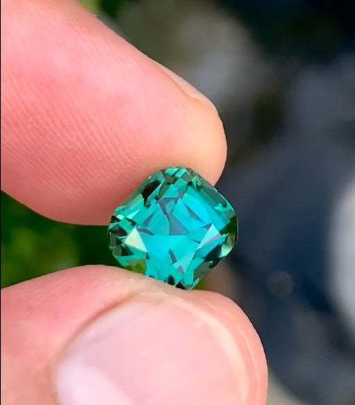4 Carat Blue Green Tourmaline