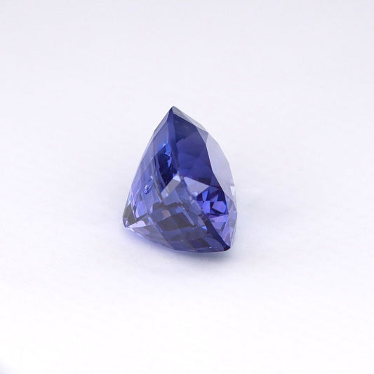 7.04ct Unheated Natural Violetish Blue Sapphire - GUILD Certified Cushion - BSAP7