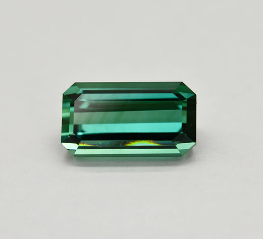 15.23ct Natural Bi-Color Tourmaline | Massive Afghan VVS Octagon TOR4