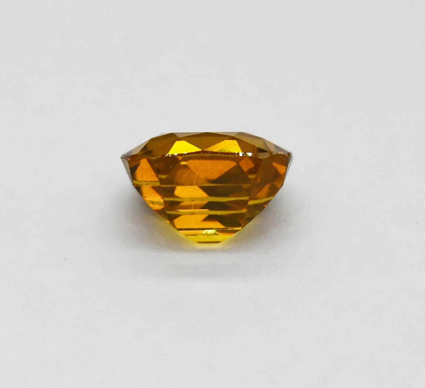 6.36ct Flawless Yellow Zircon | Natural Sri Lankan Cushion Cut ZCON8