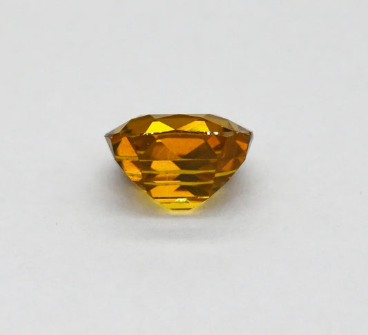 6.36ct Flawless Yellow Zircon | Natural Sri Lankan Cushion Cut ZCON8
