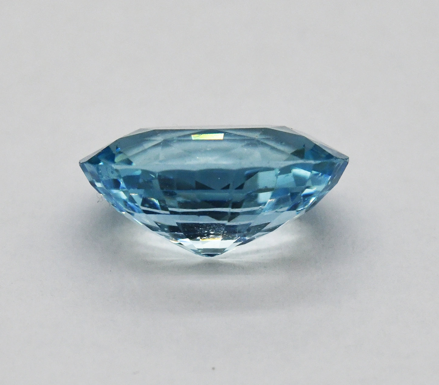 12.25ct Natural Indian Aquamarine – Oval Cut VS Clarity Gemstone AQA12