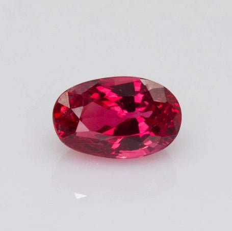 1.58ct Natural Red Mahenge Spinel – Unheated Oval Tanzanian Gem