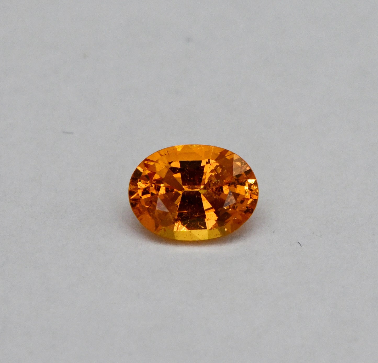 1.92ct Natural Flawless Spessartite Garnet – Orange Nigerian Oval Gem GAR03
