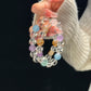 Auspicious White Multi-Gemstone Bracelet Crystal, Fluorite, Aquamarine, Amethyst, Rose Quartz & Citrine