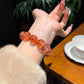 Lucky Red Koi Hematoid Quartz Bracelet – Size 15 Abundance & Wishes Crystal