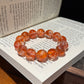 Lucky Red Koi Hematoid Quartz Bracelet – Size 15 Abundance & Wishes Crystal