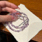 Genuine Amethyst Free Form Faceted Bracelet – One-of-a-Kind Elegance