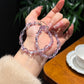 Genuine Amethyst Free Form Faceted Bracelet – One-of-a-Kind Elegance
