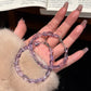 Genuine Amethyst Free Form Faceted Bracelet – One-of-a-Kind Elegance