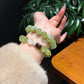Green Grape Milk Foam Xiuyan Jade Bracelet – Limited Edition | Size 13