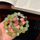 Green Grape Milk Foam Xiuyan Jade Bracelet – Limited Edition | Size 13