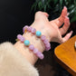 Kunzite & Larimar Energy Bracelet – Size 10 | Love, Calm & Communication