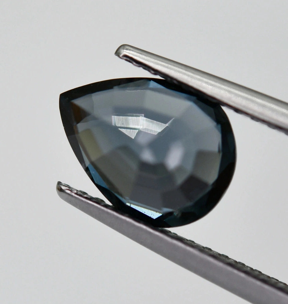 2.10ct Natural Blue Burmese Spinel – VVS Pear Cut Untreated Gem  COBS21