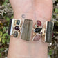 Starborn Gem Silica & Copper Bracelet 925 Sterling Silver