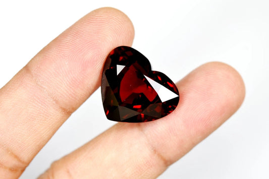 46.8ct Natural Heart Shaped Garnet