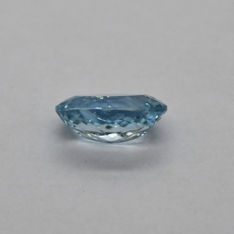 6.31ct Natural Oval Aquamarine – Untreated Indian Beryl Gemstone AQA11