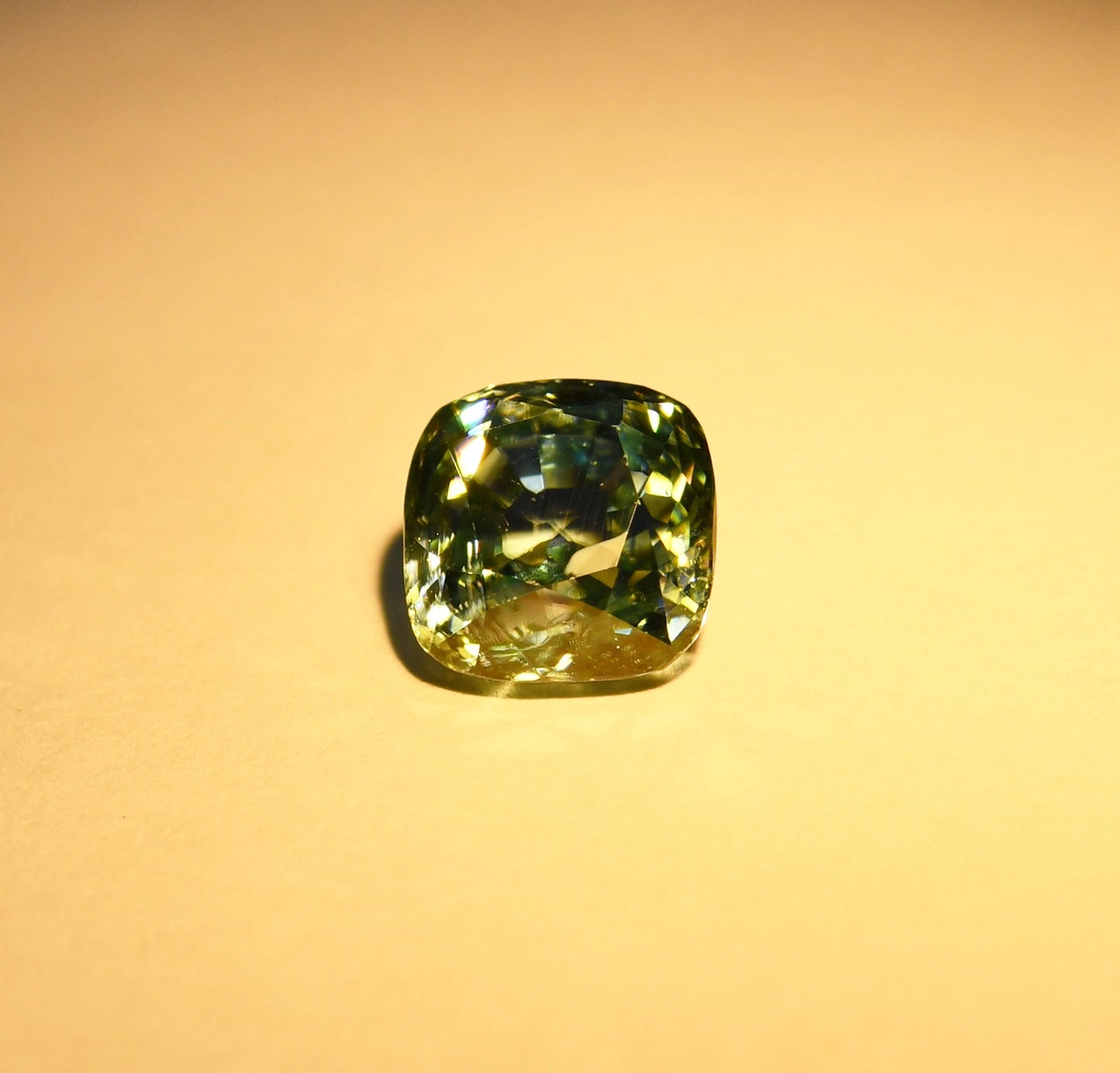 3.78ct Natural Burmese Color Change Zircon | VVS Cushion Cut ZCON12