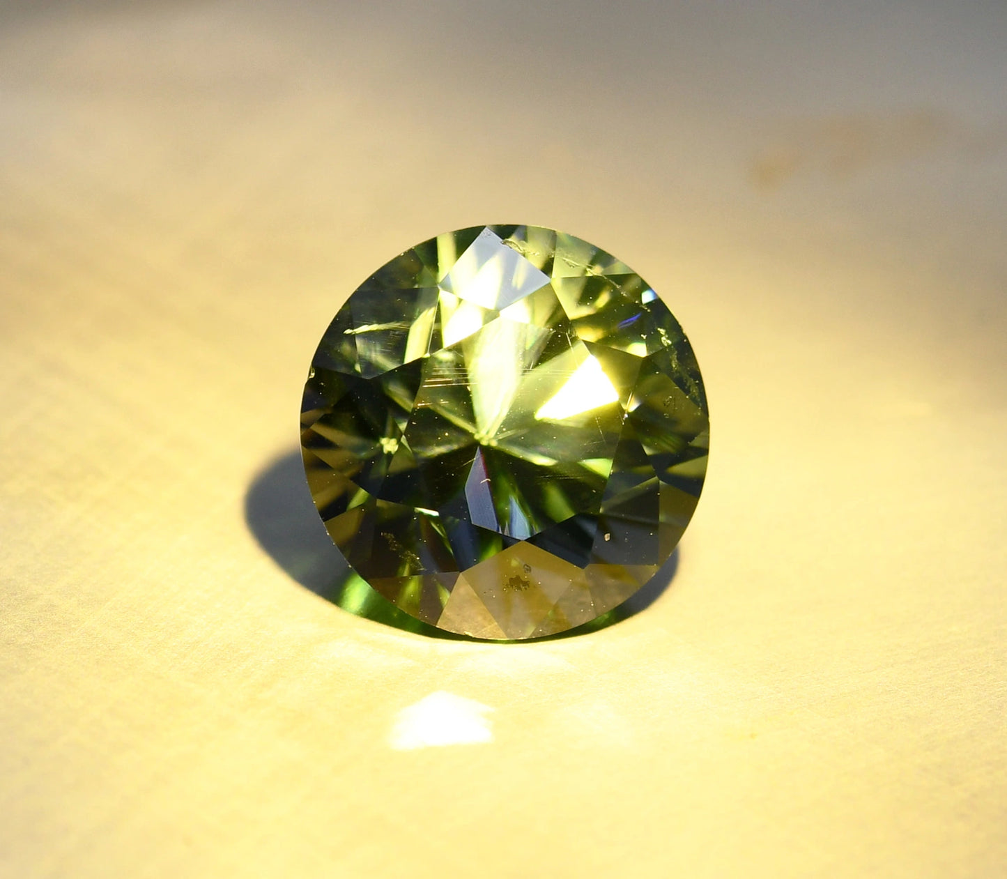 5.18ct Color Change Zircon | Natural African Round Brilliant VVS ZCON14