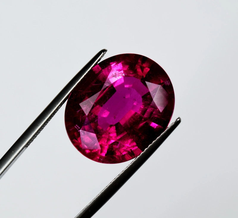 18ct Natural Mozambique Rubellite | Massive Untreated Oval Cut TOR12