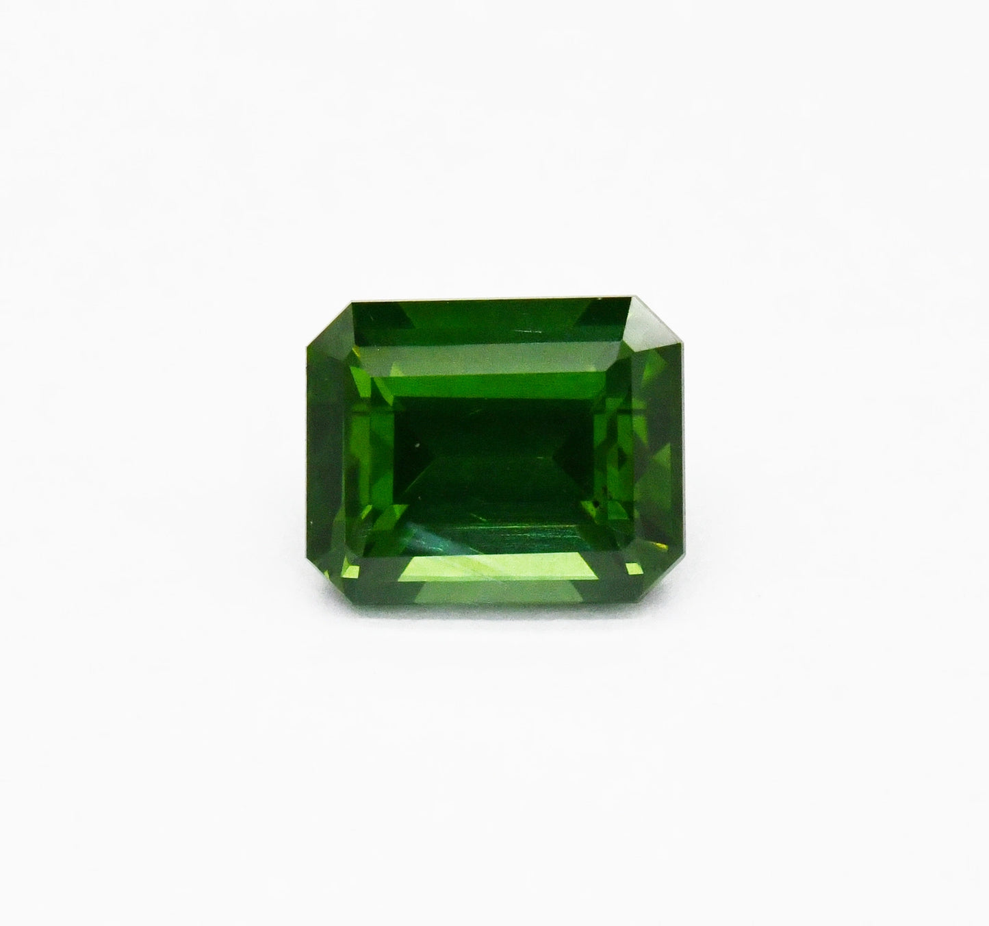 5.23ct Natural Green Zircon | Untreated Sri Lankan VVS Cushion ZCON9
