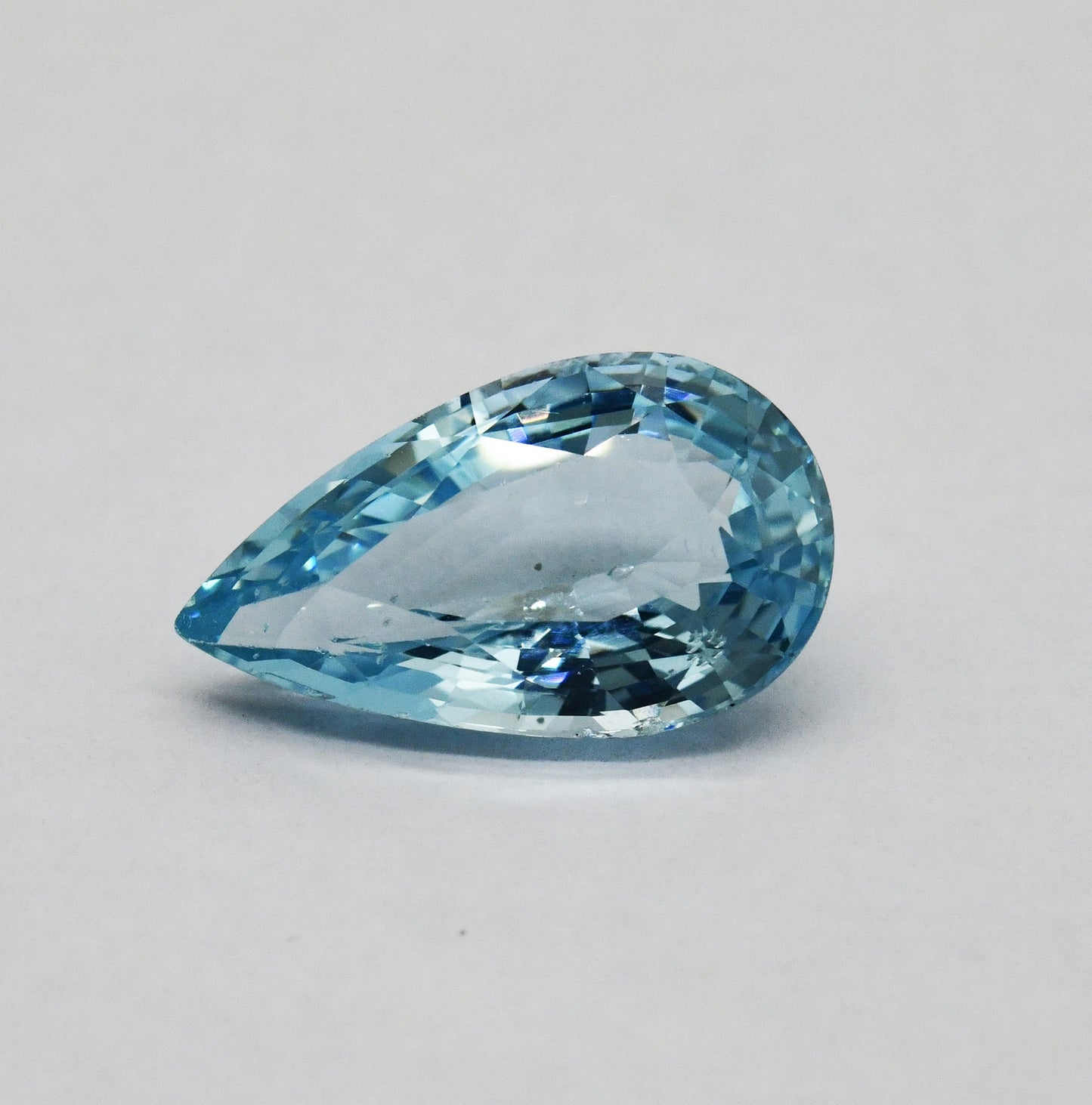 9.56ct Natural Pear Aquamarine