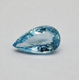9.56ct Natural Pear Aquamarine