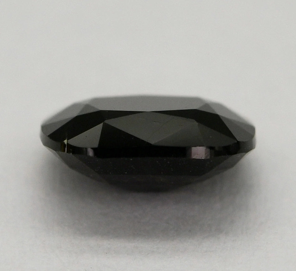 1.58ct Natural Black Spinel – Cushion Cut Sri Lankan Gemstone COBS2