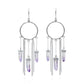 Starborn Vera Cruz Amethyst Boho Crystal Dangle Earrings Sterling Silver