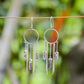 Starborn Vera Cruz Amethyst Boho Crystal Dangle Earrings Sterling Silver