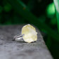 Starborn Libyan Desert Tektite Ring Fixed Shank in Sterling Silver