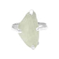 Starborn Libyan Desert Tektite Ring Fixed Shank in Sterling Silver