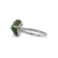 Starborn Genuine Moldavite Ring — 4–6 ct Rough Moldavite in Sterling Silver (Handcrafted)