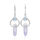 Starborn Vera Cruz Amethyst & Rainbow Moonstone Dangle Earrings Sterling Silver