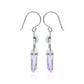 Starborn Vera Cruz Amethyst & Rainbow Moonstone Dangle Earrings Sterling Silver