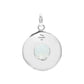Starborn Rainbow Moonstone Moon Phases Pendant Sterling Silver