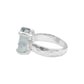 Starborn Rainbow Moonstone Slice Ring Sterling Silver