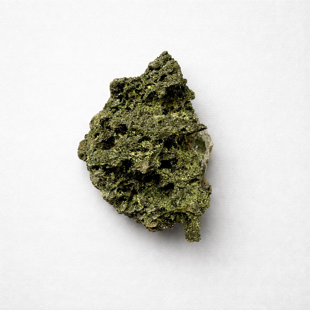 Epidote on Quartz