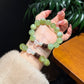 Green Grape Milk Foam Xiuyan Jade Bracelet