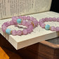 Kunzite & Larimar Energy Bracelet – Size 10 | Love, Calm & Communication