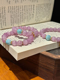 Kunzite & Larimar Energy Bracelet – Size 10 | Love, Calm & Communication