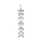  Mother Of Pearl Moon Phase Pendant in Sterling Silver