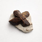 Natural Staurolite Fairy Stone Cross | 10cm Protection & Good Luck Mineral