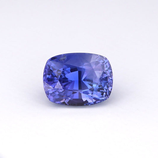 7.04ct Unheated Natural Violetish Blue Sapphire - GUILD Certified Cushion - BSAP7