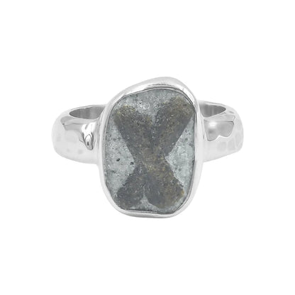 Staurolite Ring in Sterling Silver