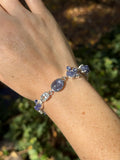 Tanzanite Bracelet 925 Sterling Silver