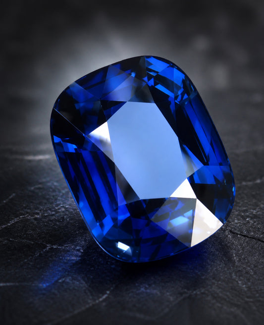 Unheated Vivid Blue Sapphire  Large Big