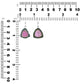 Starborn Watermelon Tourmaline Crystal Slice Pendant — Sterling Silver