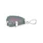 Starborn Watermelon Tourmaline Crystal Slice Pendant — Sterling Silver